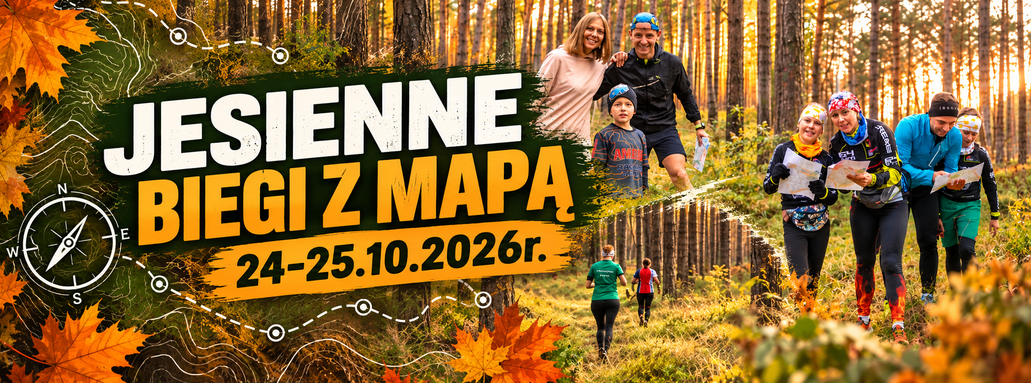 Jesienne biegi z mapą 2026